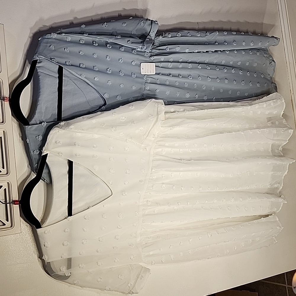 Babydoll dress White Sheer